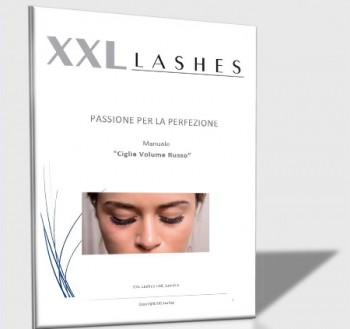 XXL Lashes Training Manual “Russian Volume Technique“, xD Eyelash Technique Training Italian/pdf file