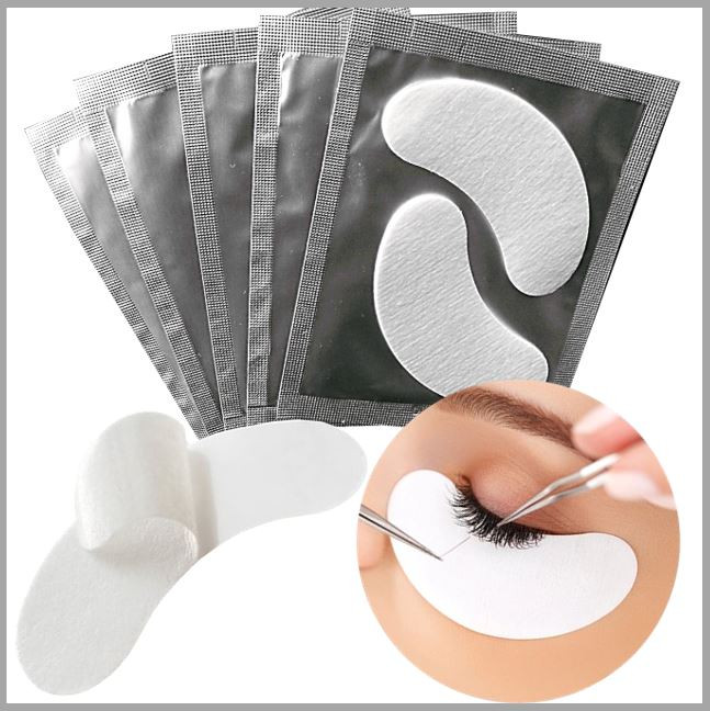 100 Pairs  Disposable Eyelash Extensions Eye Pads, regular