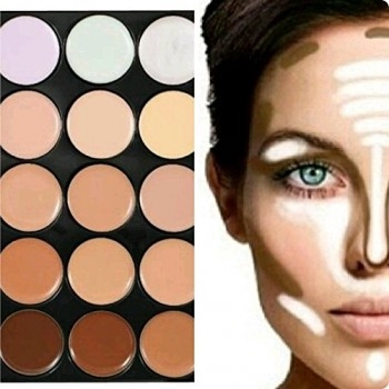 Concealer Palette with 15 Different Sshades