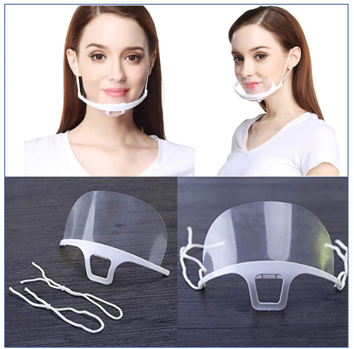 Transparent Plastic Face Shield 