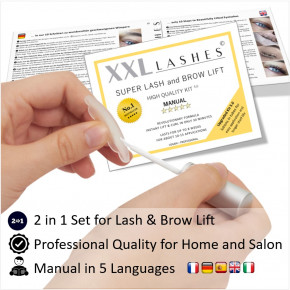 XXL Lashes "Super Lash and Brow Lift" Set 6.0, Eyelash Lifting Kit