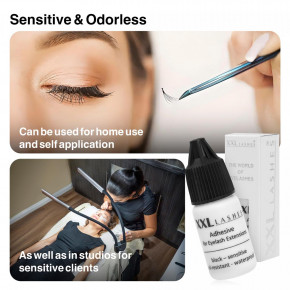 XXL Lashes Eyelash Adhesive Sensitive, Oil-Resistant Eyelash Glue
