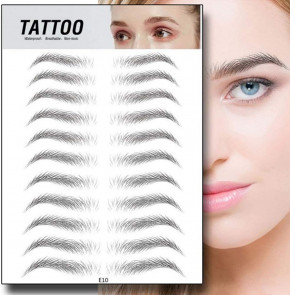 Tattoo Eyebrow Sticker for Men and Women - E10