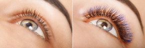 <font color="#ff0000"><b>SALE !!! -</b></font>Two-Tone Mink-Lashes, deep black at the base with blue or green tips