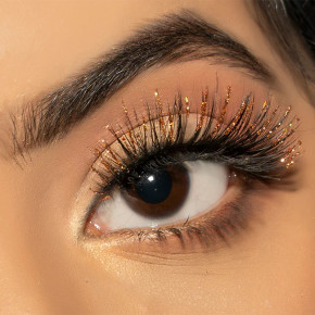 <font color="#ff0000"><b>SALE !!! -</b></font>"Glitter" Mink Eyelashes in gold